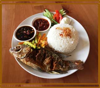 Nasi Ikan goreng - Dapoerkita Restaurant